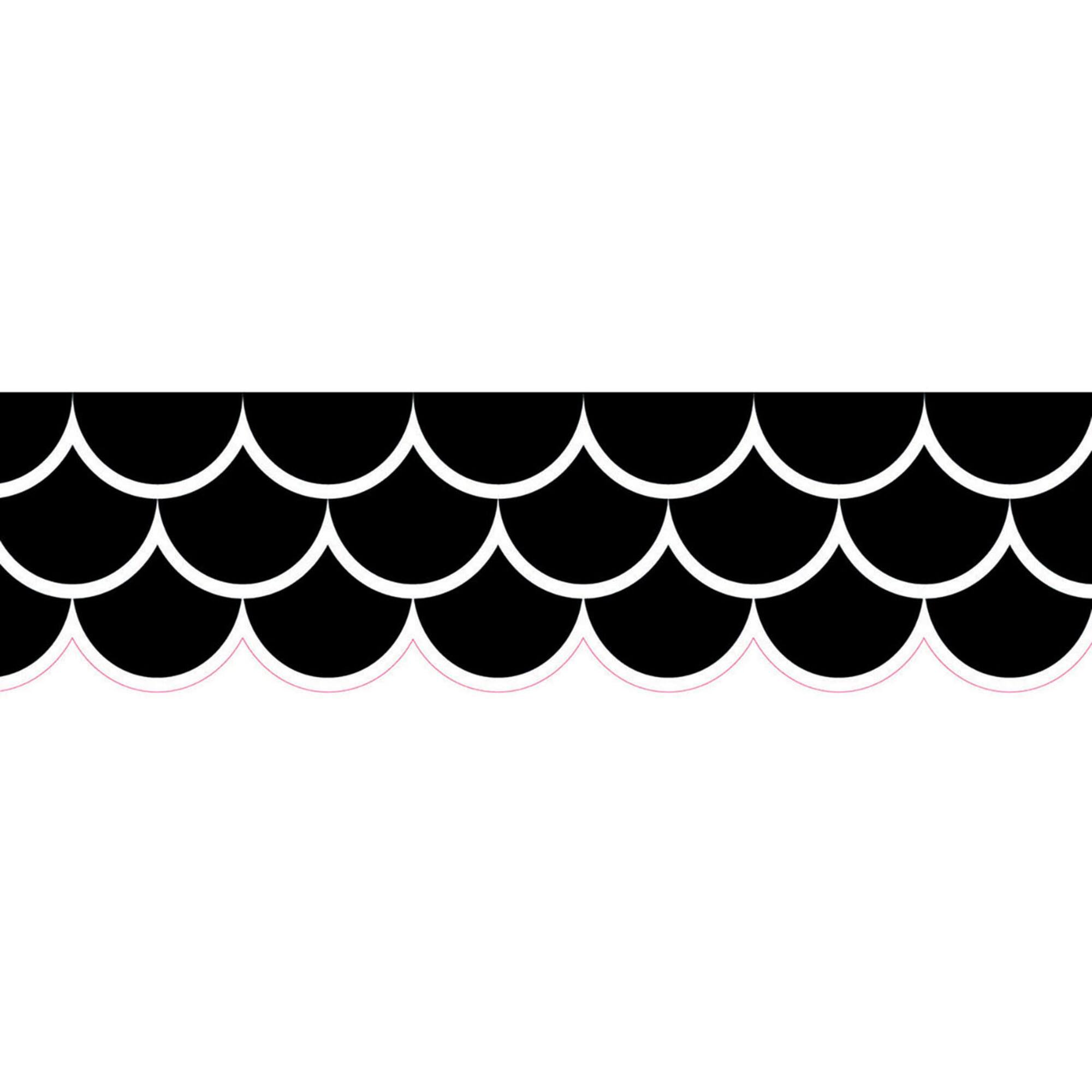 Creative Teaching Press® Black Scallops EZ Border™ Set